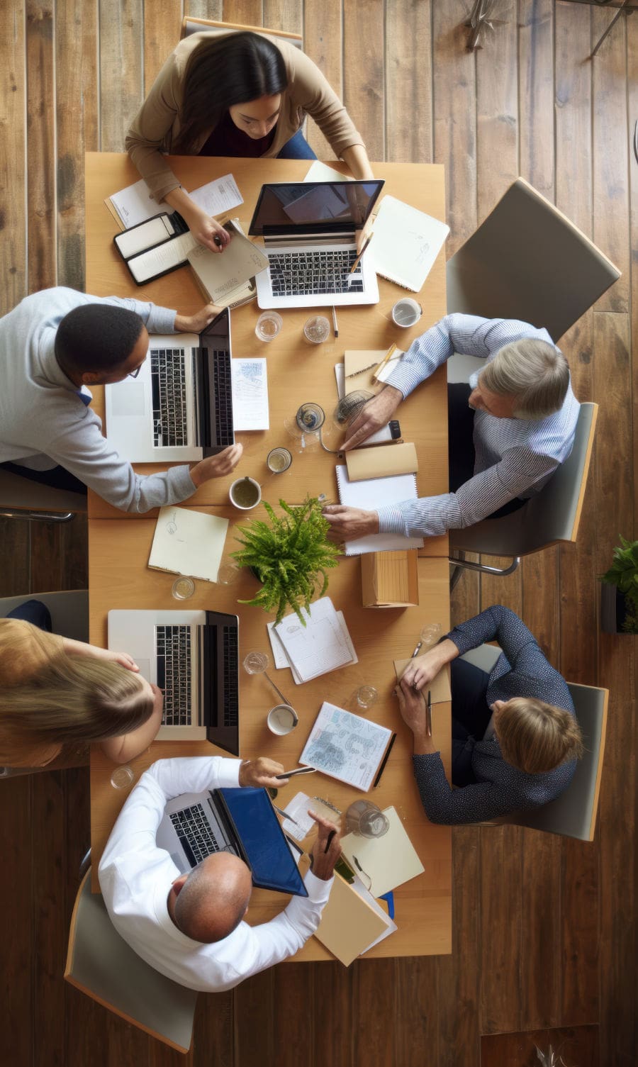 Verhandlungen-und-Arbeit-am-Tisch