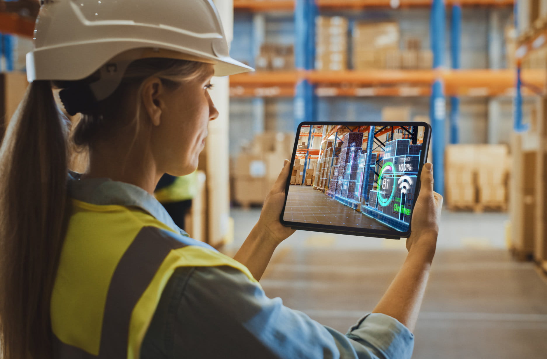 Digitalisiertes Logistiklager