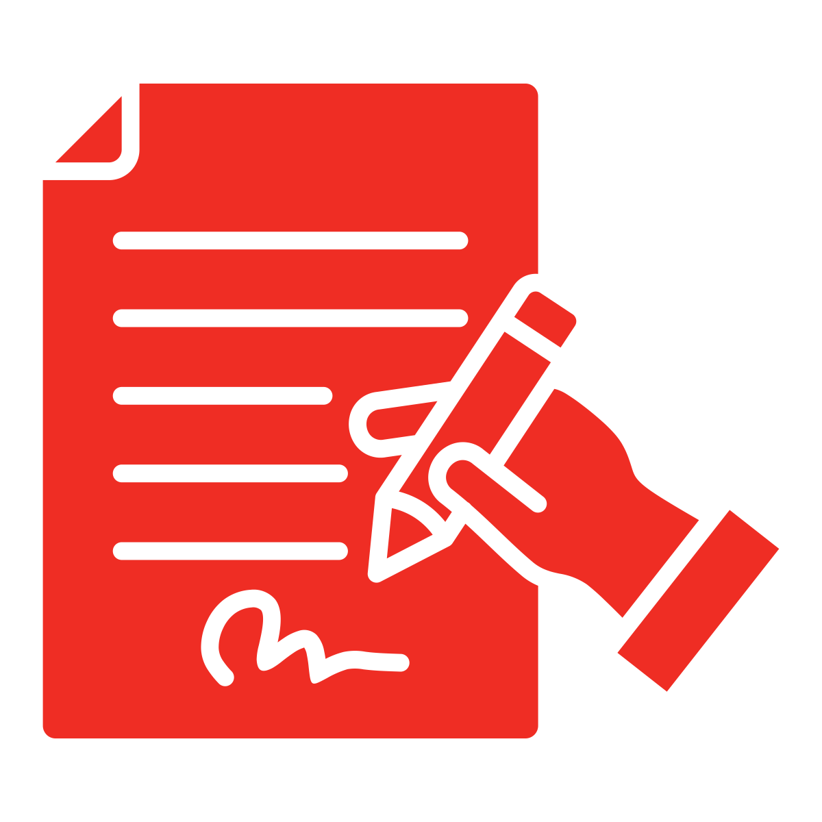 Icon Vertragsunterzeichnung