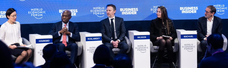 Paneldiskussion Wirtschaftsforum Davos