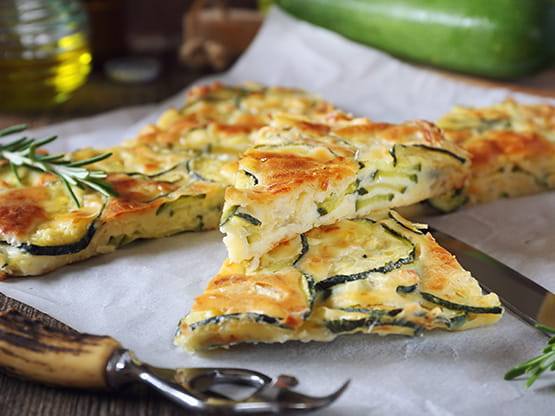 Scarpaccia: toskanische Zucchini-Tarte