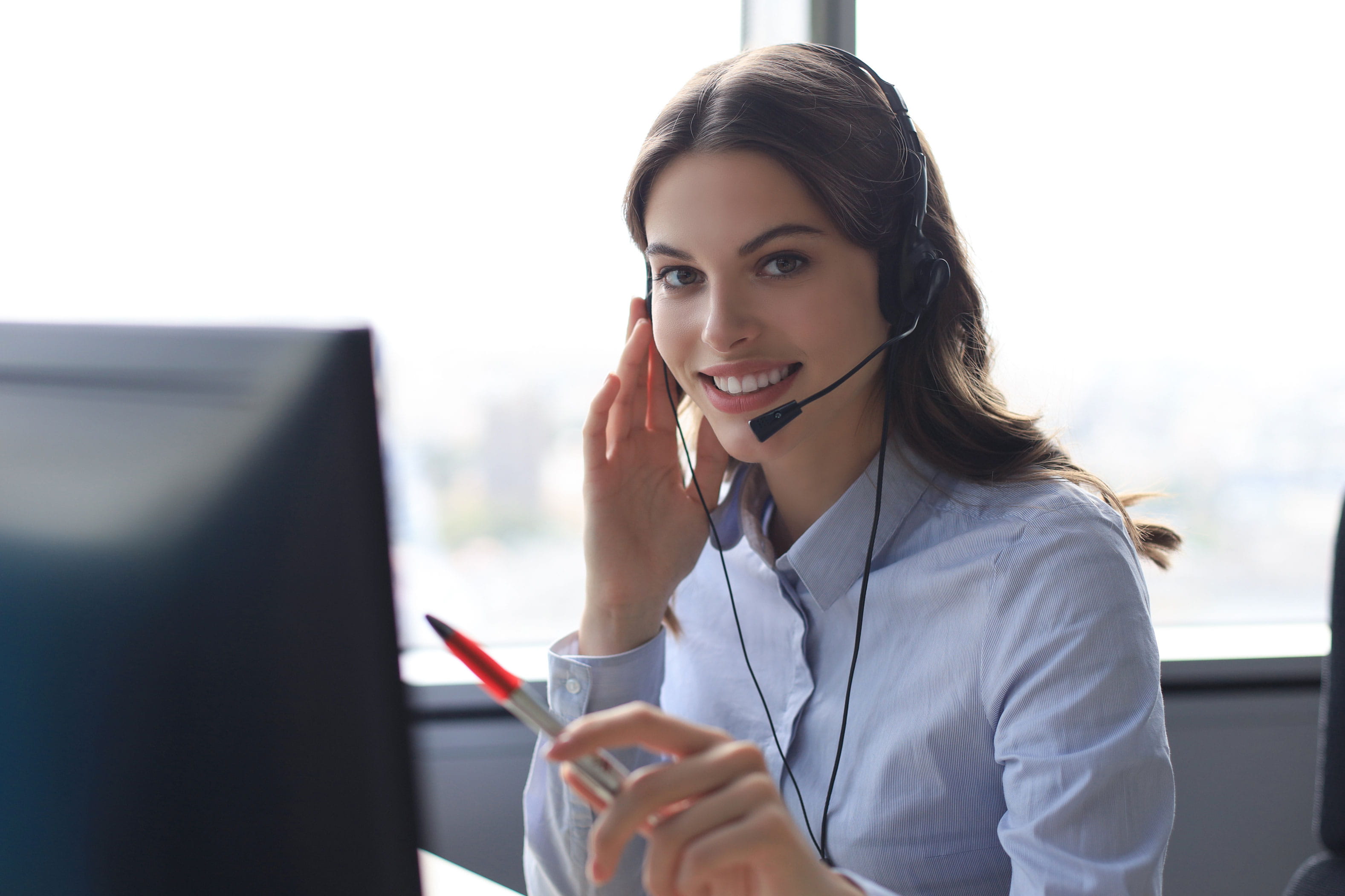 Callcenter-Agentin
