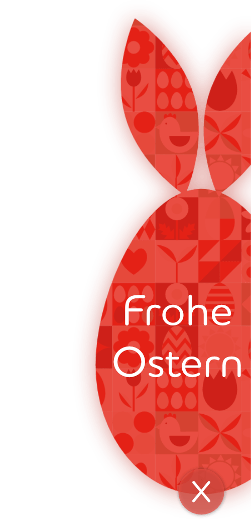 Frohe Ostern Hover